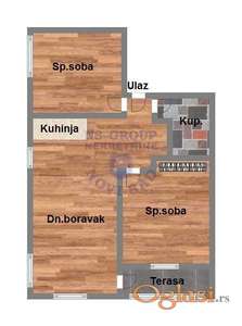 Savremeni stan u izgradnji, smešten u mirnom i atraktivnom delu Petrovaradina.